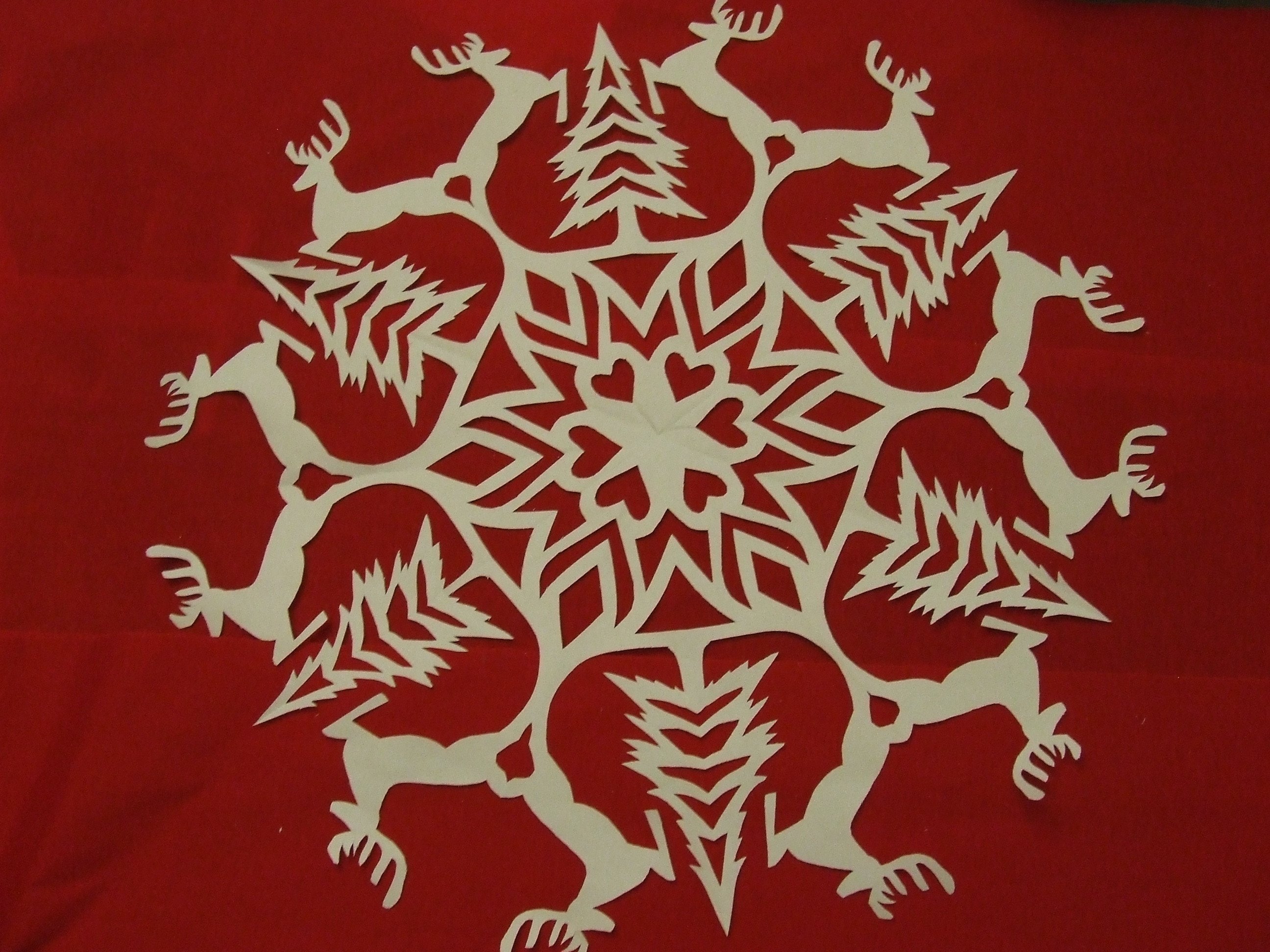 Paper Cut Out Designs Snowflake Pattern