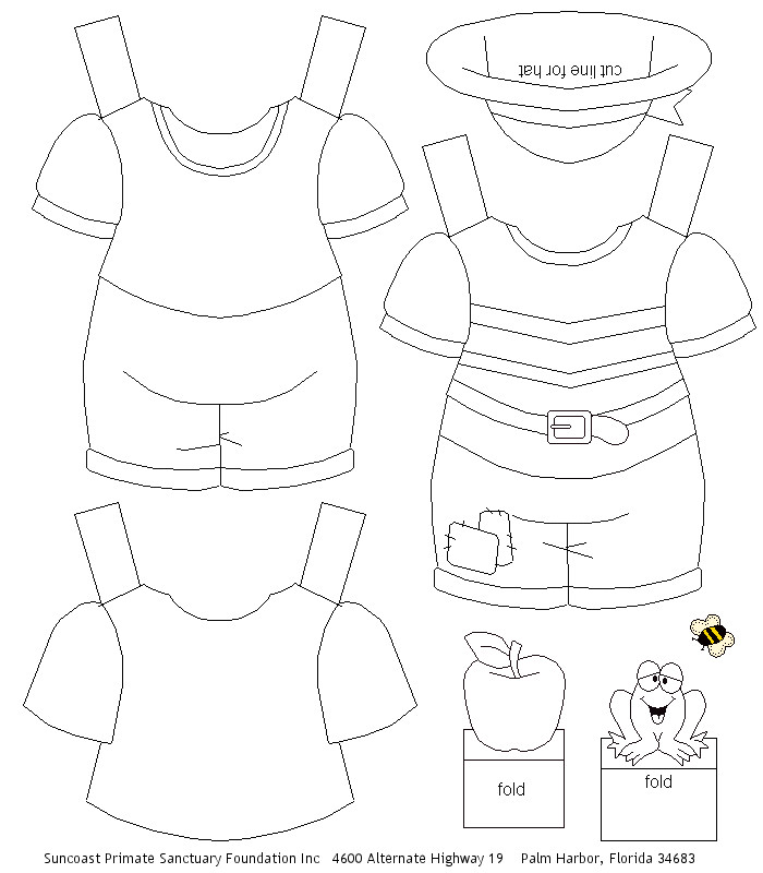 Paper Doll Clothes Template Doll Clothing Template Paper Dolls Clothing