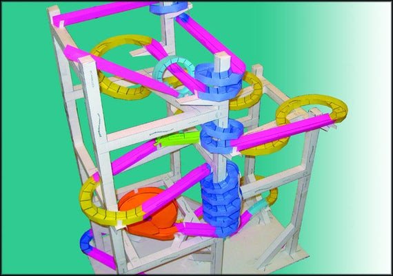 Paper Roller Coaster Printout Paper Roller Coaster Templates
