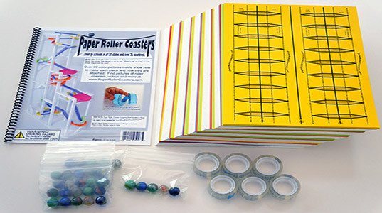Paper Roller Coaster Printout Paper Roller Coasters