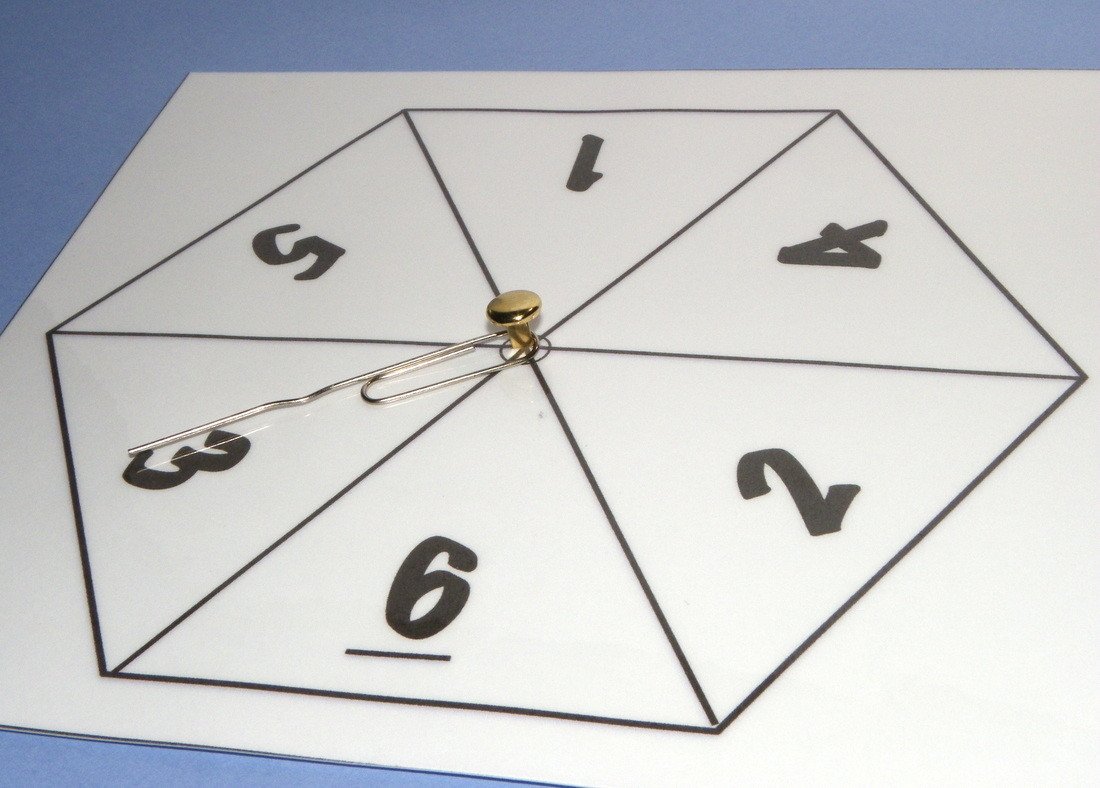 Paper Spinner Template Number Spinners for Maths