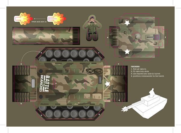 Papercraft Tank Template 20 Best Army Images On Pinterest
