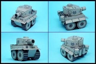 Papercraft Tank Template Mini Tiger Tank Papercraft Paperkraft Free