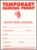 Parking Permit Template Word Temporary &amp; Visitor Parking Passes Parking Permit Passes