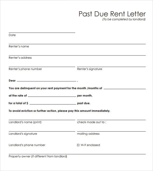 Past Due Invoice Template Past Due Letter 8 Download Documents In Pdf