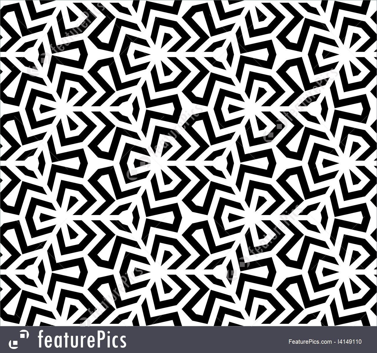 Patterns Black and White Abstract Patterns Seamless Black and White Geometric