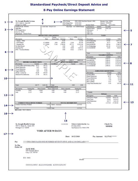 Payroll Check Stub Template 25 Great Pay Stub Paycheck Stub Templates