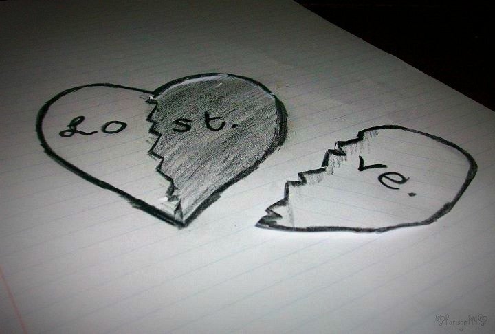 Pencil Drawings Of Love Love Lost by Parisgirl94 On Deviantart