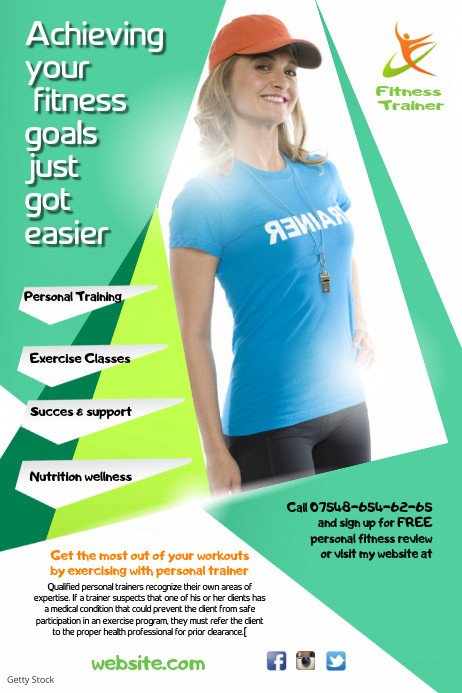 Personal Trainer Flyer Template Personal Trainer Flyer Template