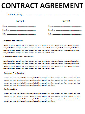 Personal Training Contracts Template Free Printable Personal Training Contract Template form