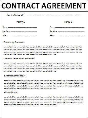 Personal Training Contracts Template Printable Sample Personal Training Contract Template form