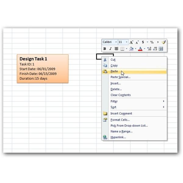 Pert Chart Template Excel How to Create A Pert Chart In Microsoft Excel 2007