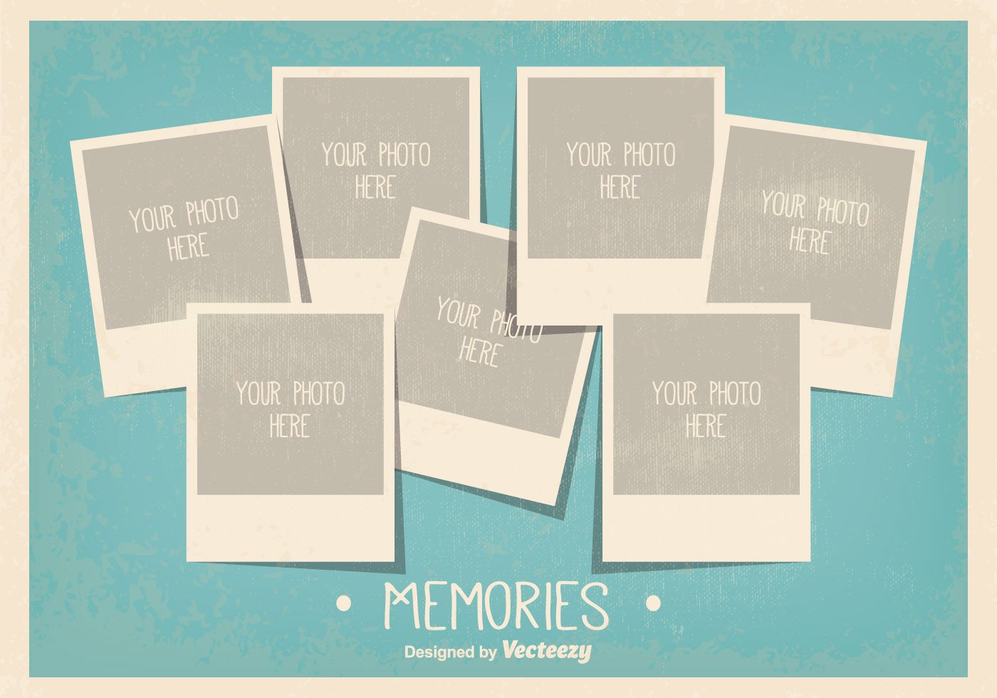 Photo Collage Template Free Vintage Style Collage Template Vector Download