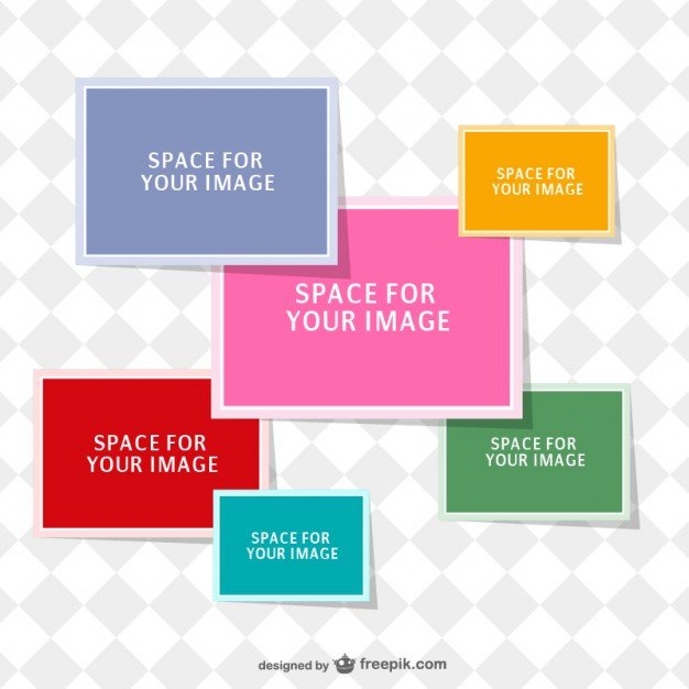 Photo Collage Templates Free Download Collage Template Vector