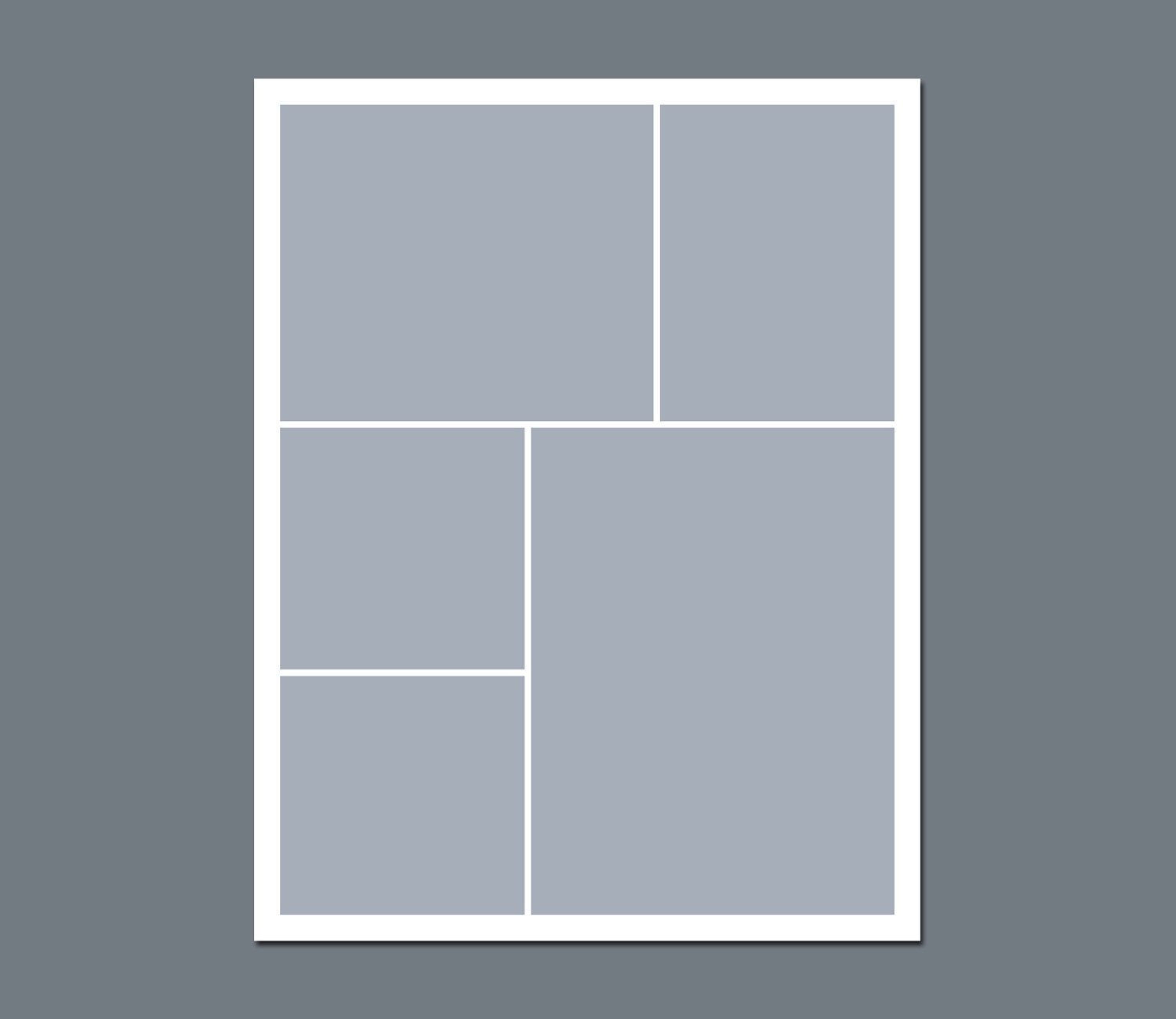 Photo Collage Templates Free Download Instant Download Collage Template by Lucyrosedesigns