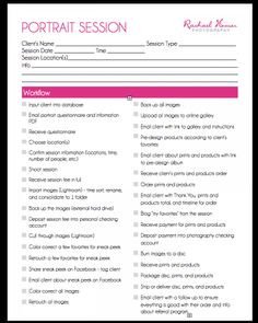 Photography Client Questionnaire Template 1000 Ideas About Graphy Contract On Pinterest