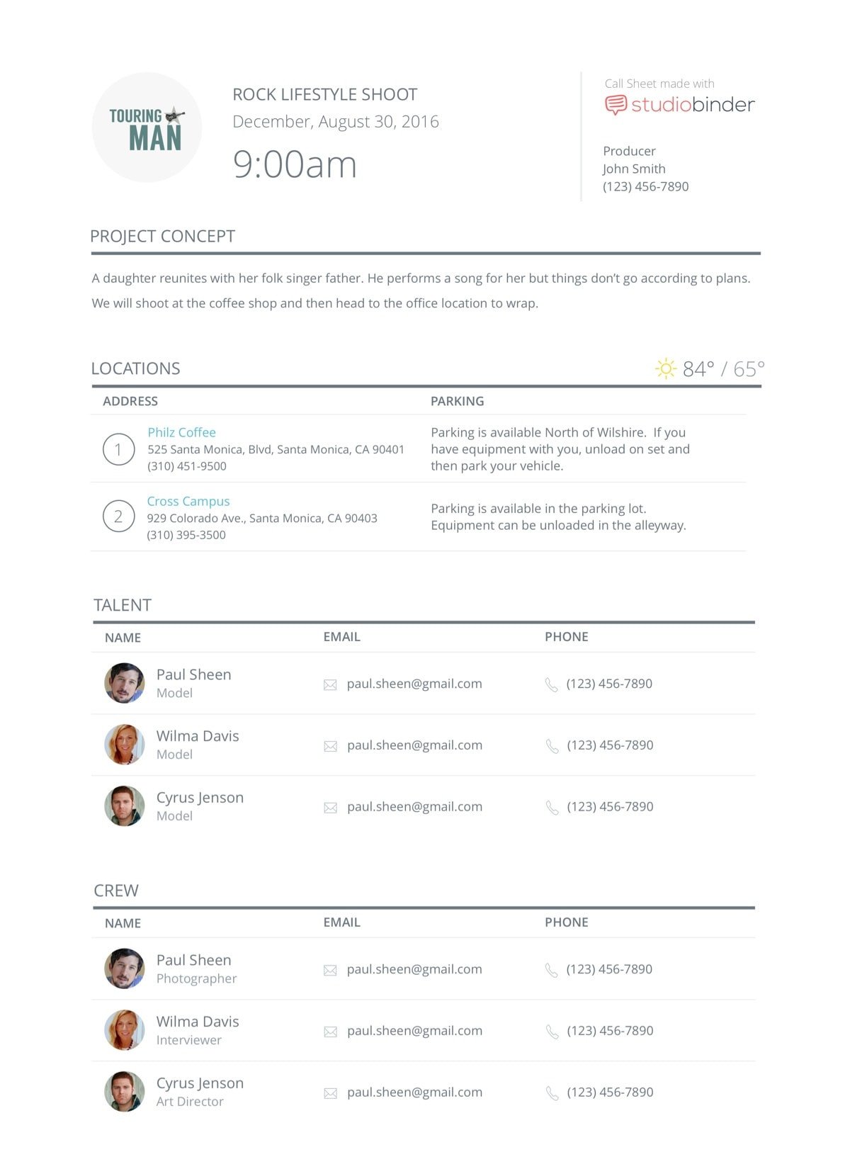 Photoshoot Call Sheet Template Elegant Call Sheet Templates when Planning A Shoot Photoshoot Call Sheet Template Elegant Call Sheet Templates when Planning A Shoot