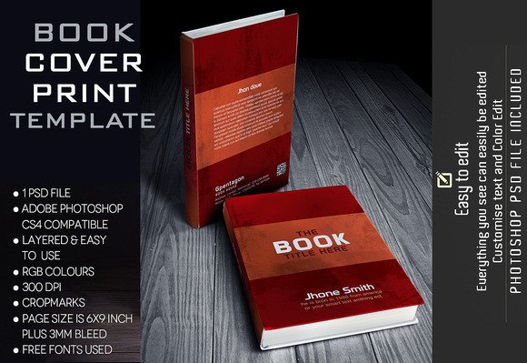 Photoshop Book Cover Template Shop Create Vintage Book Cover Designtube