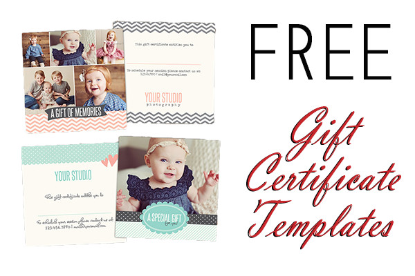 Photoshop Gift Certificate Template Free Gift Certificate Shop Templates From Birdesign