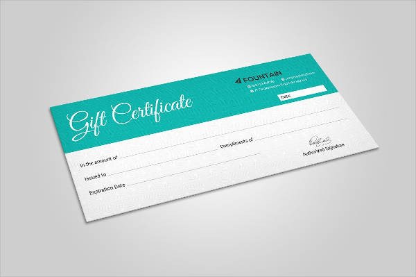 Photoshop Gift Certificate Template Sample Gift Certificate Template 64 Documents Download