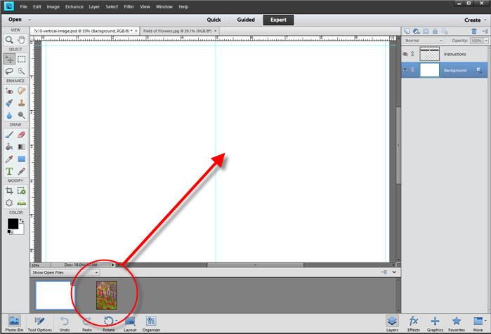 Photoshop Greeting Card Template Greeting Card Setup & Printing Shop Elements 11 & 12