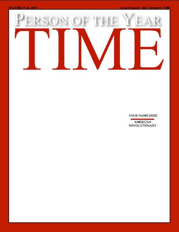 Photoshop Magazine Cover Template Time Magazine Template