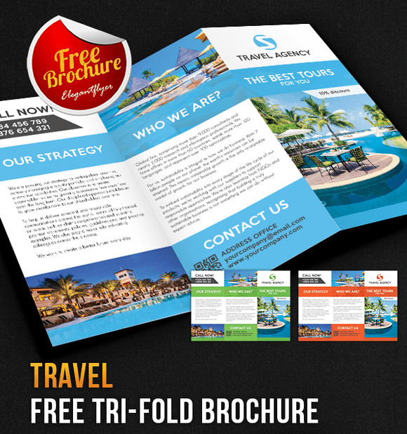 Photoshop Tri Fold Brochure Template 65 Print Ready Brochure Templates Free Psd Indesign &amp; Ai