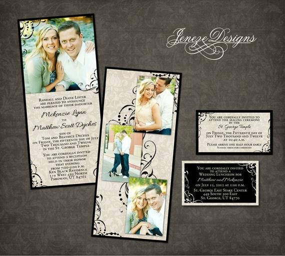 Photoshop Wedding Invitation Templates Wedding Invitation Template Graphers and Shop