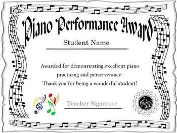 Piano Recital Certificate Template 11 Best Recital Certificates Images On Pinterest