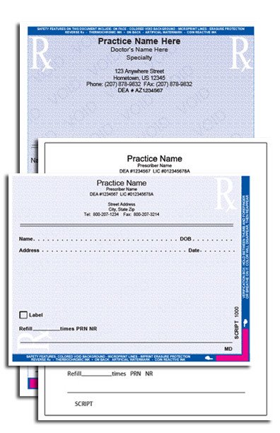 Picture Of Prescription Pad Prescription Pads