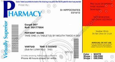 Pill Bottle Labels Templates Pill Bottle Labels Printable to Pin On Pinterest
