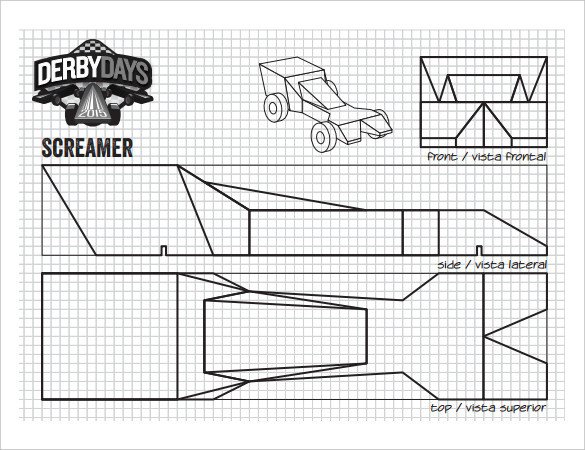 Pinewood Derby Car Design Template 21 Cool Pinewood Derby Templates – Free Sample Example
