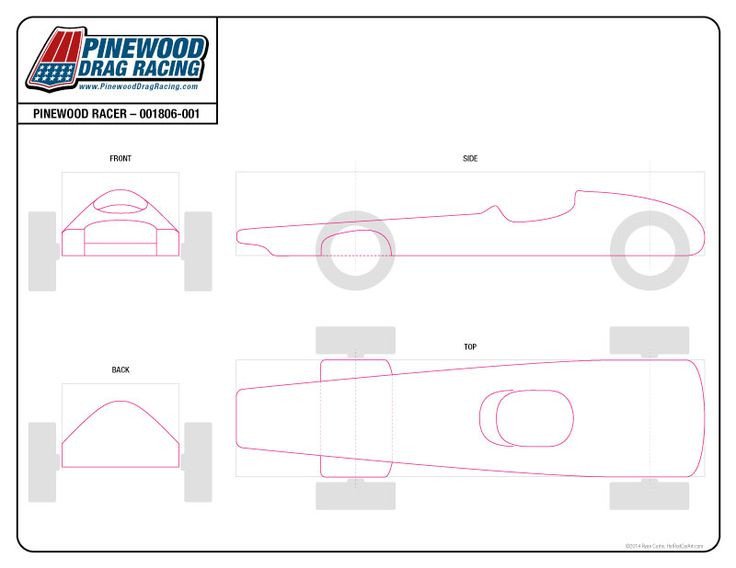 Pinewood Derby Car Templates Free Pinewood Derby Template by Sin Customs