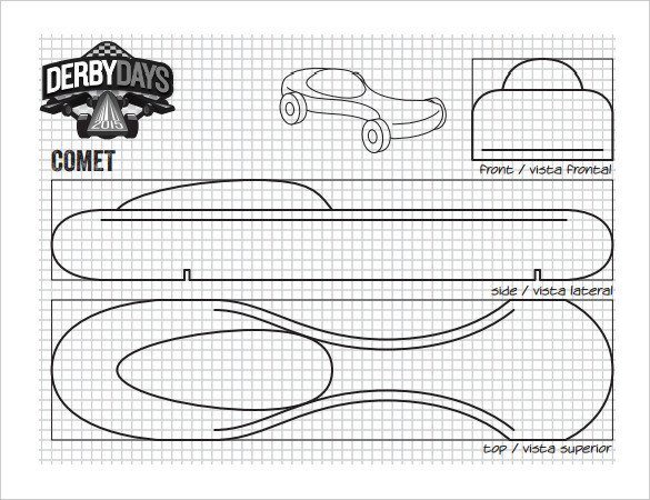 Pinewood Derby Cars Designs Templates 27 Awesome Pinewood Derby Templates – Free Sample