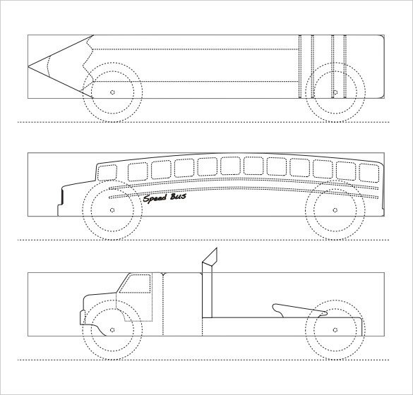 Pinewood Derby Truck Templates 27 Awesome Pinewood Derby Templates – Free Sample