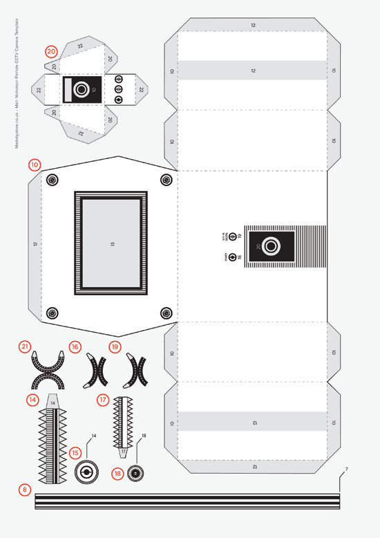 Pinhole Camera Template Prosthetic Knowledge — the Pinhole Cctv Camera Template A