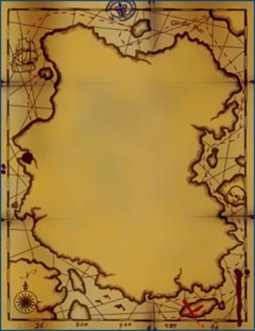 Pirate Treasure Map Template &quot;pirate Map Invitations&quot; by Greg Starks