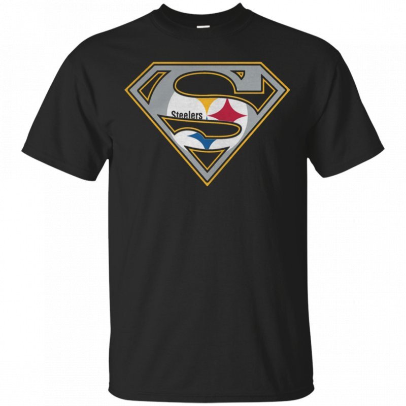 Pittsburgh Steelers Superman Logo Pittsburgh Steelers Superman Logo T Shirt – Pipertee