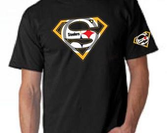 Pittsburgh Steelers Superman Logo Popular Items for Steelers Tshirt On Etsy