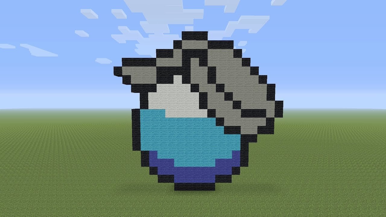 Pixel Arts In Minecraft Minecraft Pixel Art fortnite Shield Potion