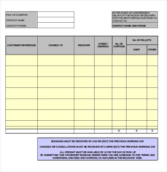 Pizza order form Template 21 Delivery order Templates Word Google Docs