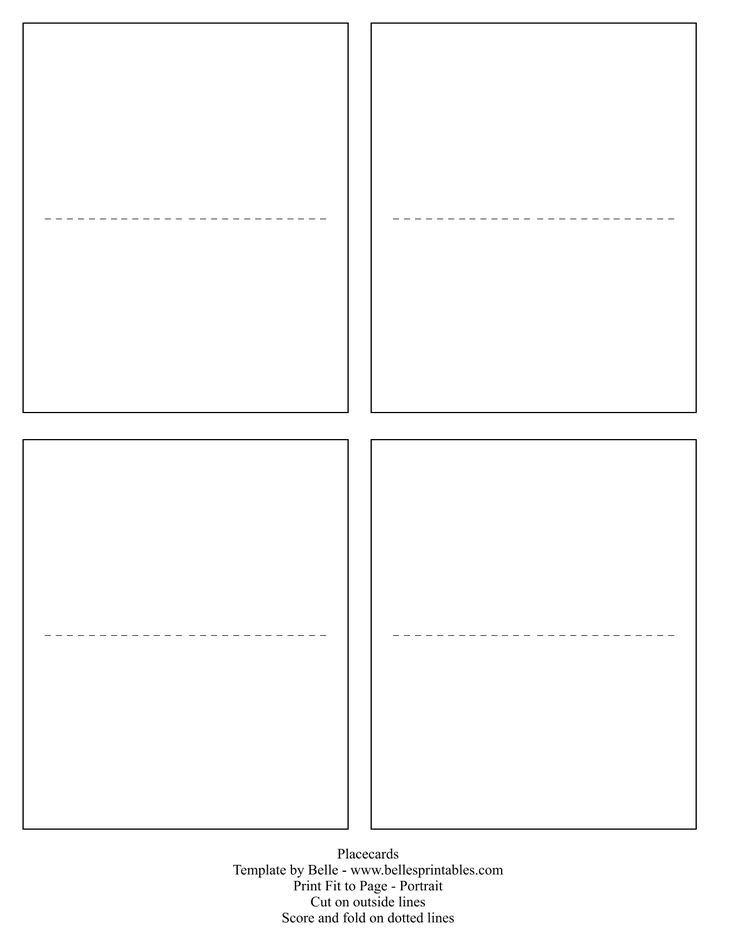 Place Card Template Word Best 25 Free Place Card Template Ideas On Pinterest