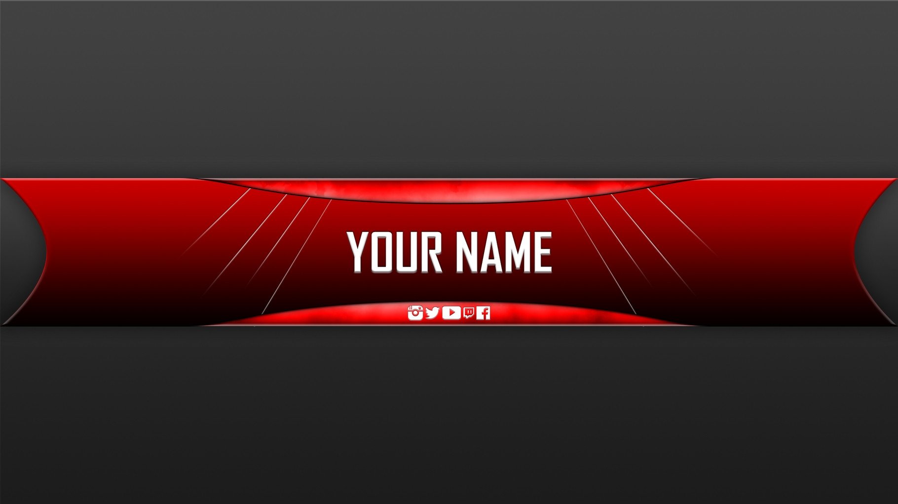 Plain Youtube Banner Template 28 Of Plain Banner Template