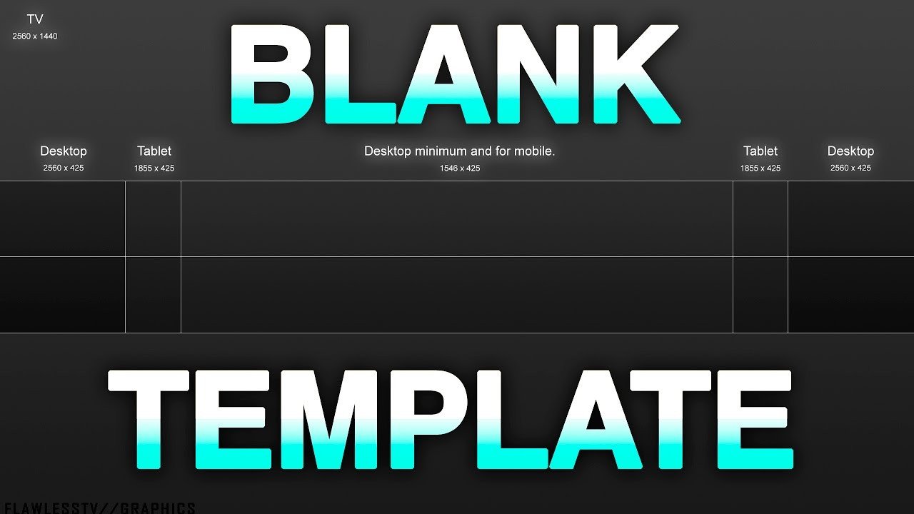 Plain Youtube Banner Template Best Blank Youtube Banner Template with Gridlines 2017