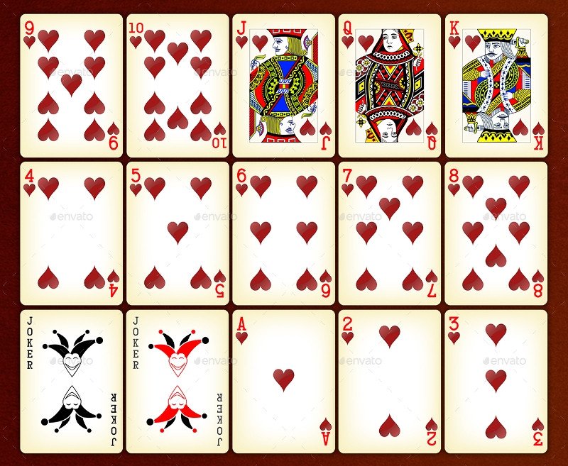 Playing Card Templates Free 22 Playing Card Designs