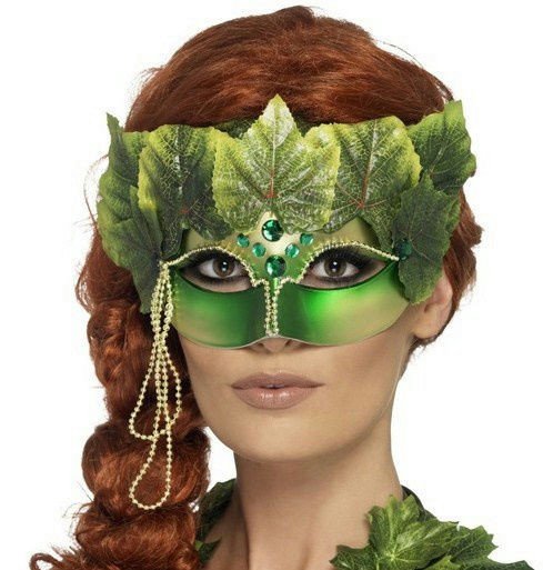 Poison Ivy Eye Mask Template Mother Nature Poison Ivy forest Nymph Decorative Eye Mask