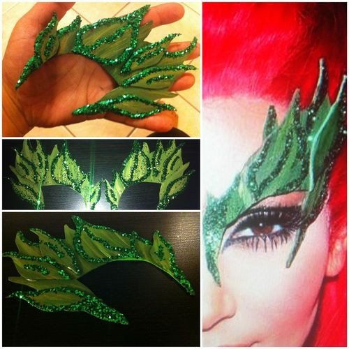 Poison Ivy Eye Mask Template Y Eyebrows and Pandora Jewelry On Pinterest