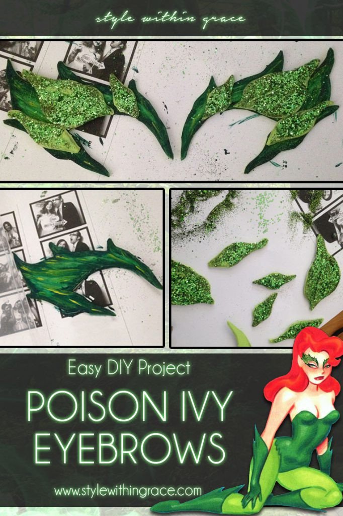 Poison Ivy Eyebrow Template Diy Poison Ivy Costume Eyebrows Style within Grace
