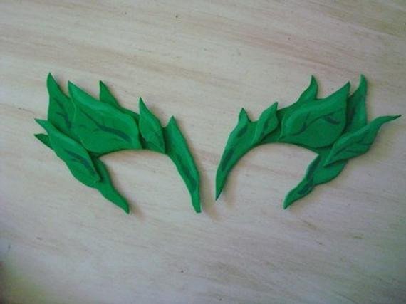Poison Ivy Eyebrow Template Poison Ivy Mask by Missmagee82 On Etsy