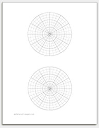 Polar Coordinate Graph Paper Free Polar Graph Paper